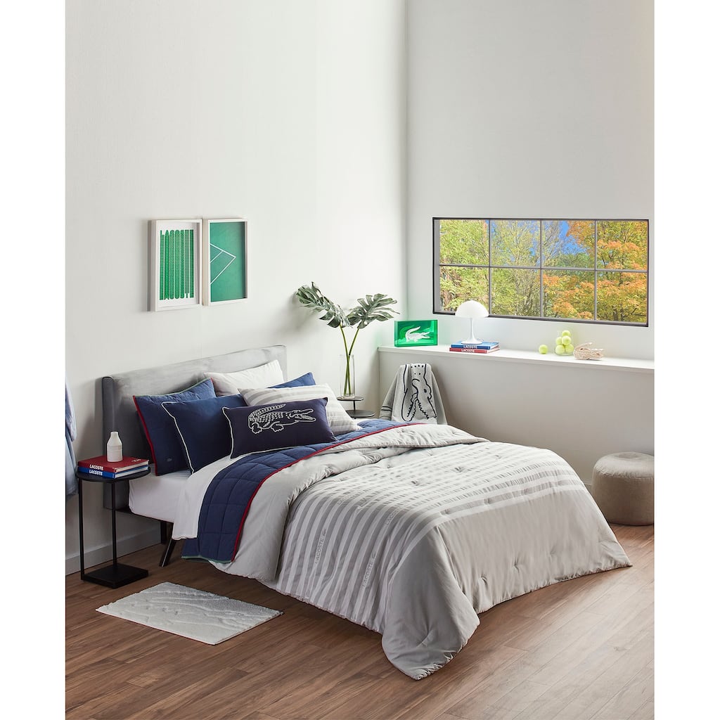 Lacoste Court Stripe Comforter Set