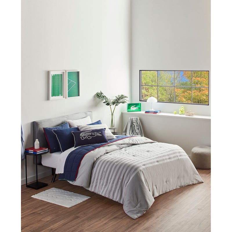 Lacoste Court Stripe Comforter Set