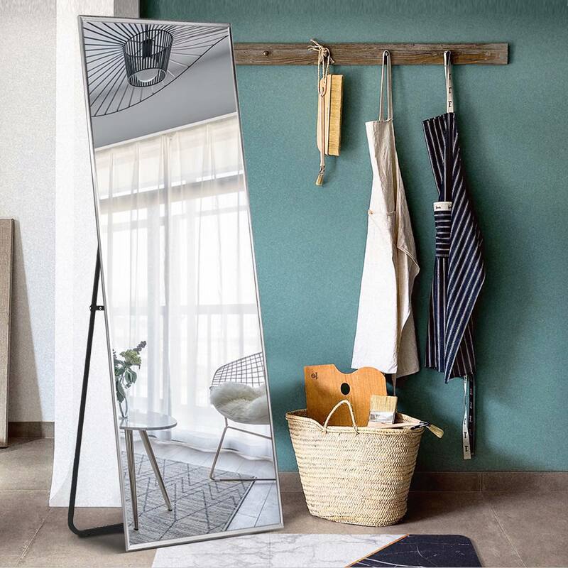 Carson Carrington Salmijarvi Wide Frame Full Length Floor Mirror