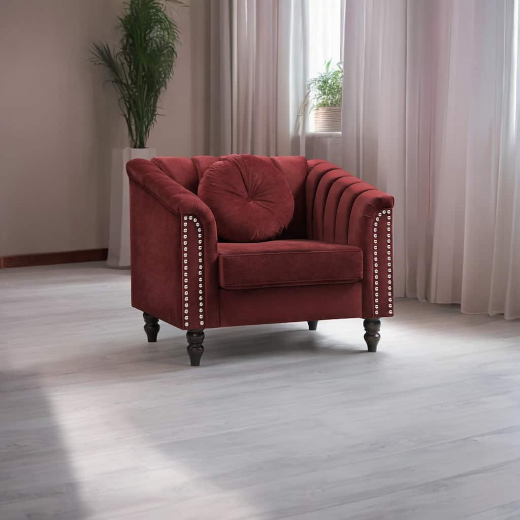 KISRAIS 37" Wide Accent Chair