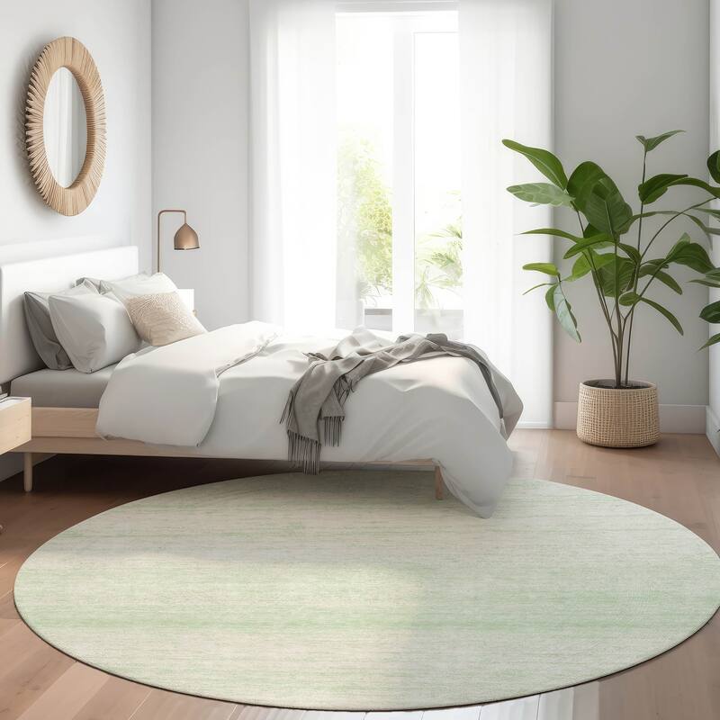 Machine Washable Indoor/ Outdoor Chantille Ombre Stripes Rug