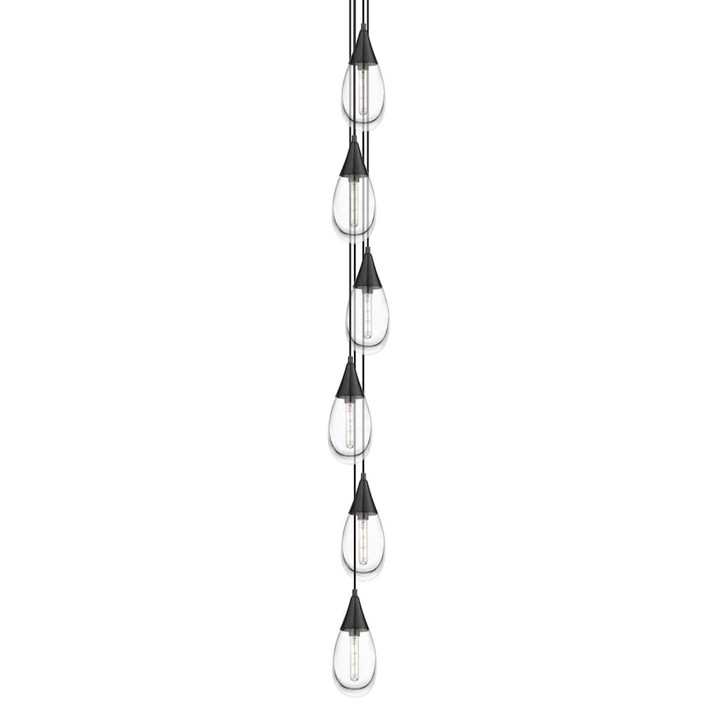 Innovations Lighting 106-450-1P-15-8 Milan Pendant Milan 6 Light 8"
