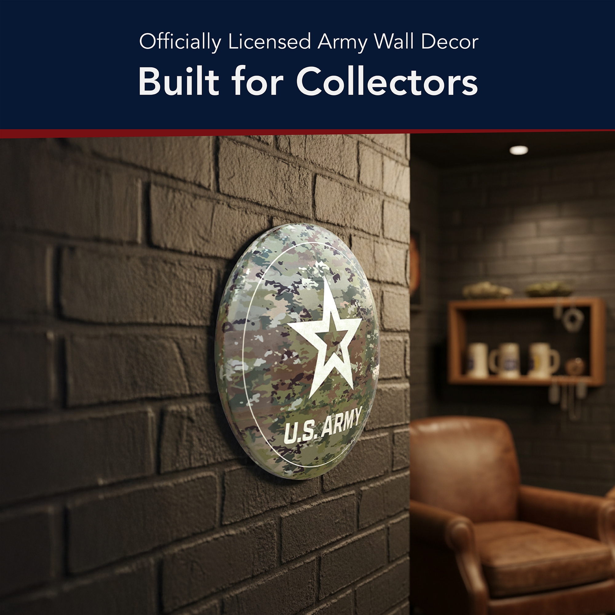 Dome Shaped Metal Wall Art Sign - 15