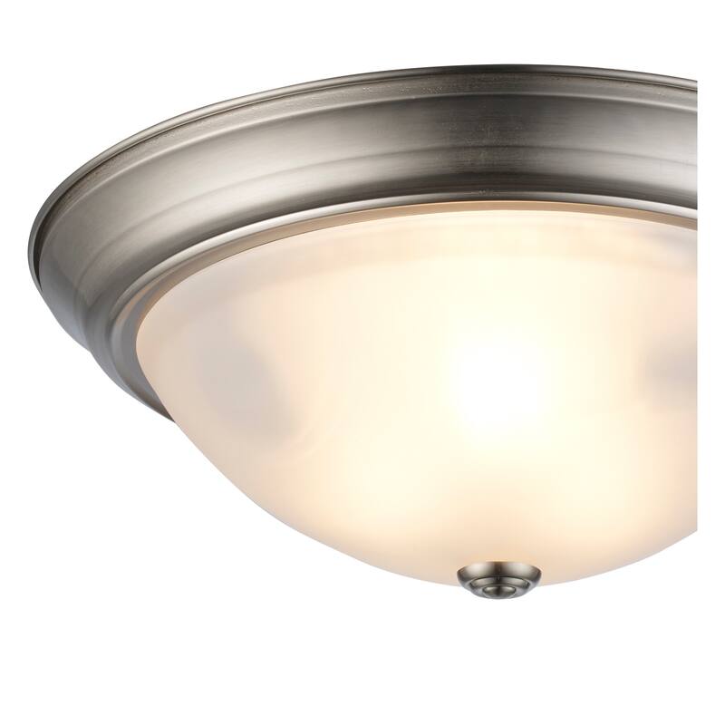 Trans Globe Lighting 3 Light 15" Flush Mount Round Ceiling Fixture