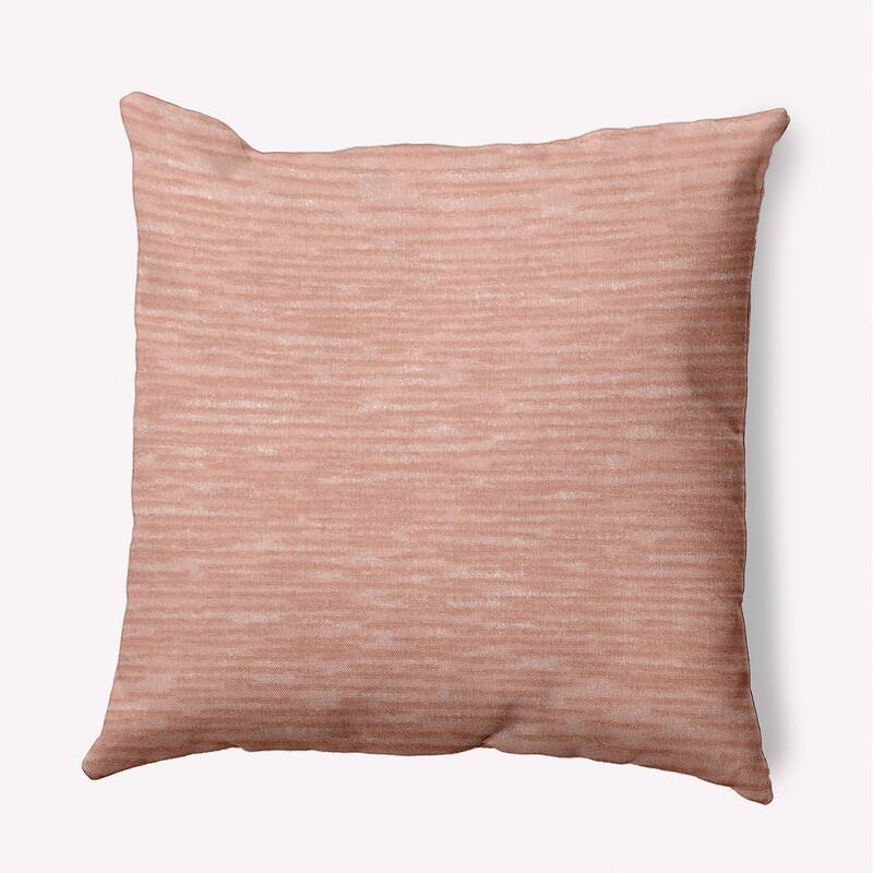 Marled Knit Decorative Indoor Pillow - Sunwashed Brick - 16" x 16"