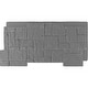 Castle Rock Stacked Stone, Stonewall Faux Stone Siding Panel - Bed Bath 