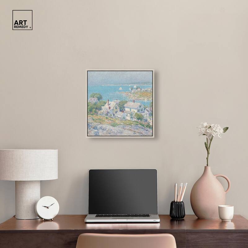 Hassam New England Headlands Canvas by Art Remedy