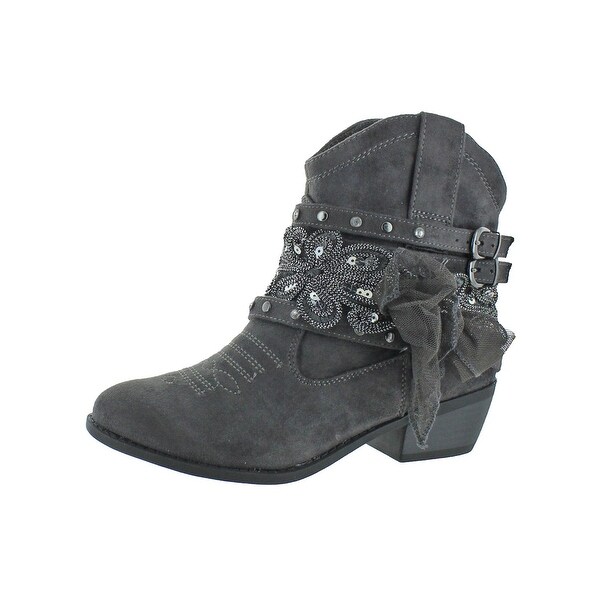 Not Rated Womens Midas Ankle Boots Faux 