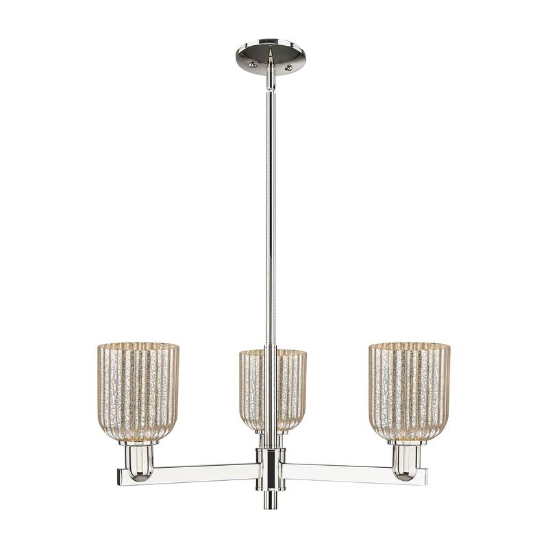 Innovations Lighting Downtown Urban - Bridal Veil - 3 Light 18" Chandelier