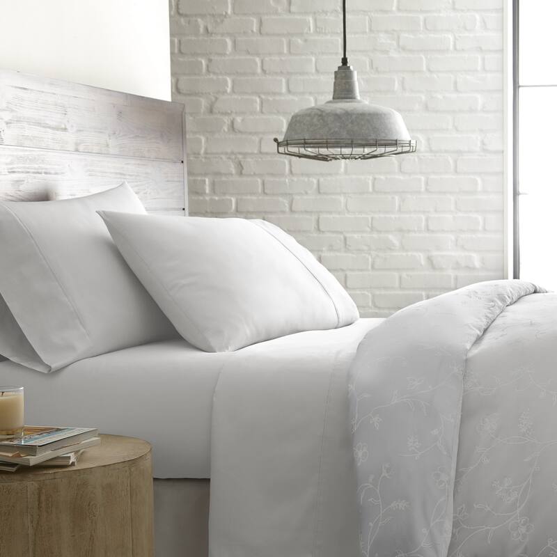 Luxury Sweetbrier Extra Deep Pocket 4-piece Cotton Bed Sheet Set