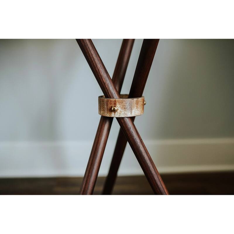 Handmade Solid 17 inch Walnut Bowl with Servers and stand