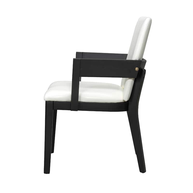 Upholstered Arm Chair Dining Chairs (Set of 2)