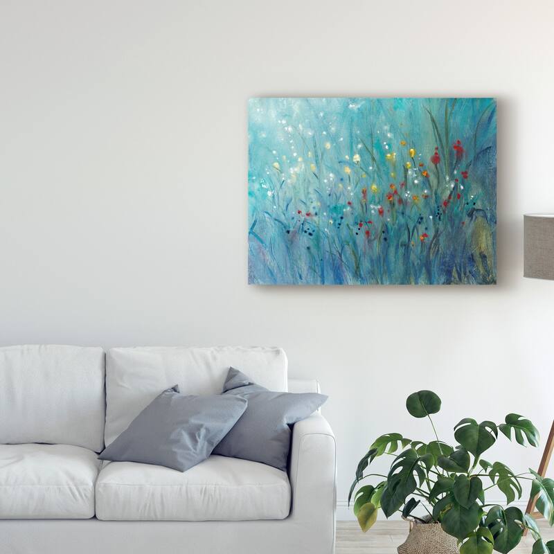 Tim Otoole 'Blue Vision I' Canvas Art