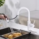 preview thumbnail 3 of 9, Single-Hole Pull-Down Kitchen Faucet with Sprayer and Magnetic Docking