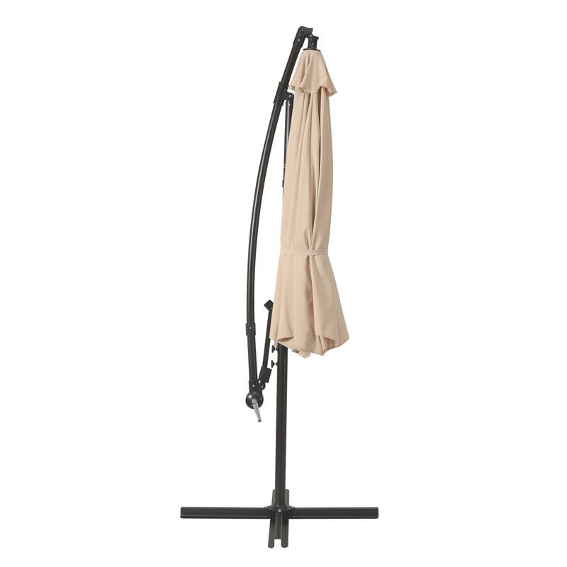 Weller 10-foot Offset Cantilever Hanging Patio Umbrella