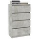 preview thumbnail 3 of 22, vidaX Sideboard Engineered Wood Storage Dresser Side Cabinet Multi Colors