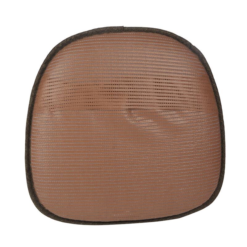 Klear Vu Gripper Non-Slip Mid Century Modern Shell Dining Chair Upholstered Cushion