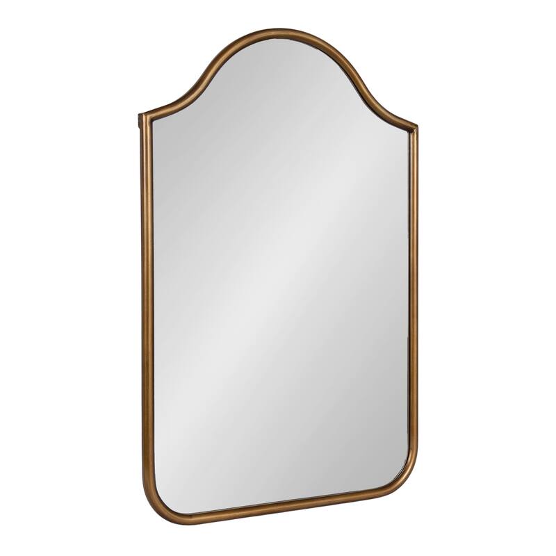 Kate and Laurel Fellows Framed Arch Wall Mirror - 24x36 - Gold