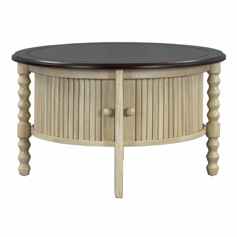 Accent Table with Storage,for Small Spaces