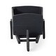 preview thumbnail 3 of 11, Wooden Wheelbarrow Planter Pot Garden Dark Grey Cart Planter Box