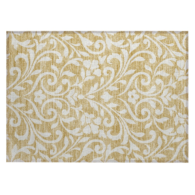 Machine Washable Indoor/ Outdoor Chantille Traditional Rug