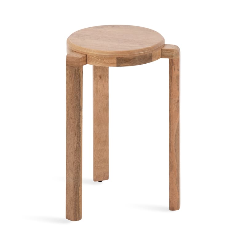 Kate and Laurel Stuart Wood Side Table - 14x14x20