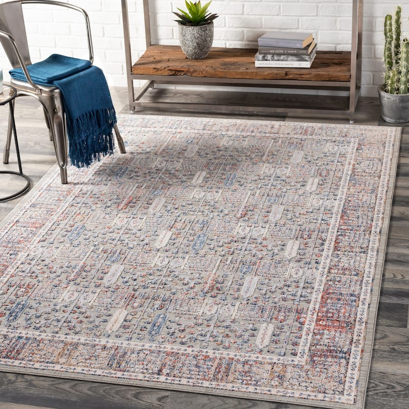 Artistic Weavers Roma Persian Updated Traditional Rug - 8' 10" x 12' - Rust
