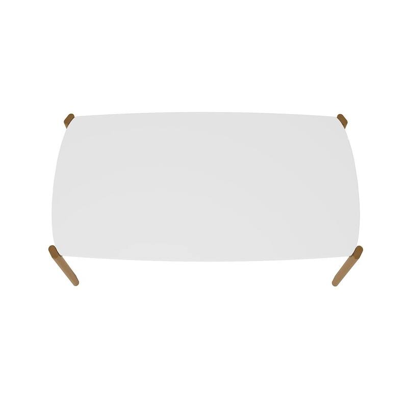 Manhattan Comfort Mid-Century Gales 70.87 Dining Table Set