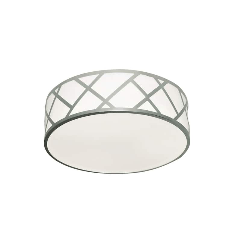 AFX Haven 17-inch LED Flushmount with White Acrylic