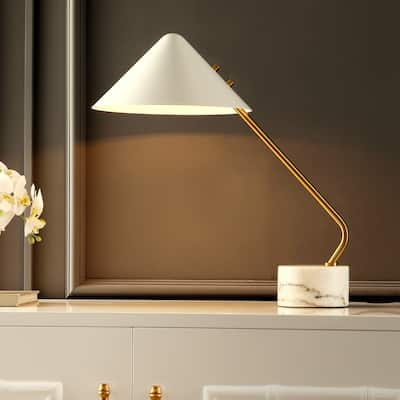 SAFAVIEH Home Lighting Collection Shields 21" Modern & Contemporary Table Lamp - 21" W x 12" D x 21" H