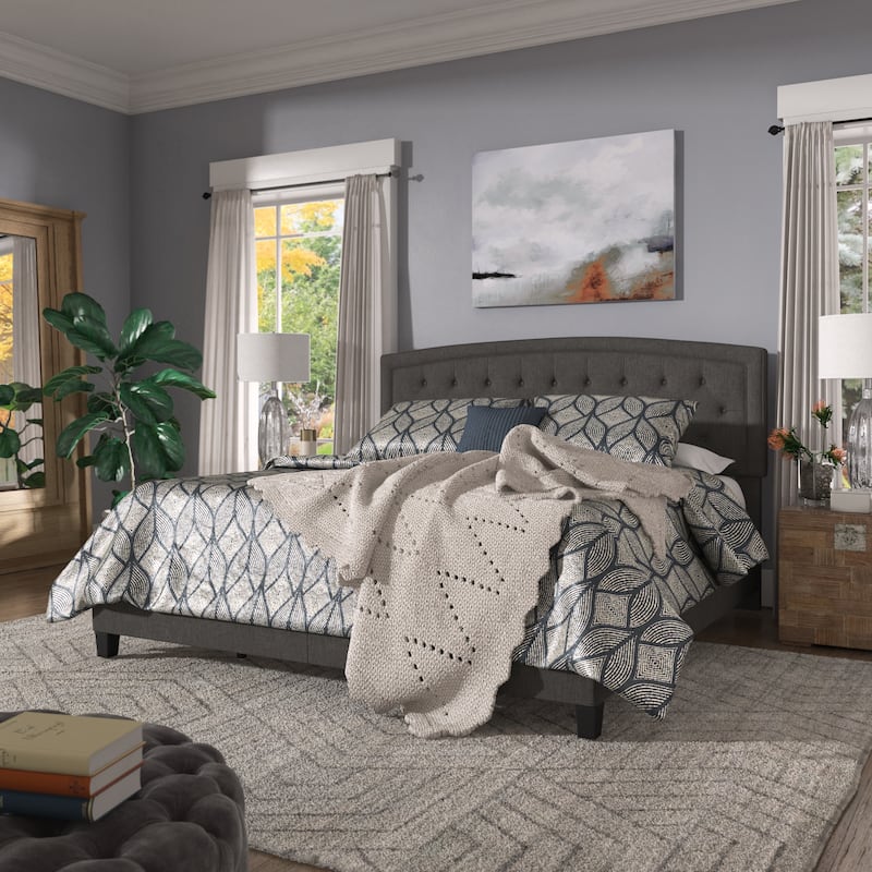 Fontana Adjustable Diamond-tufted Arched Back Bed by iNSPIRE Q Classic