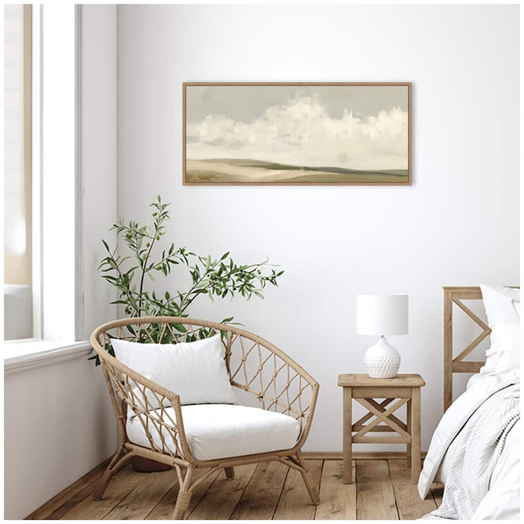 Kate and Laurel Whispering Meadows I Panel by Amy Lighthall Framed Canvas Wall Art Print