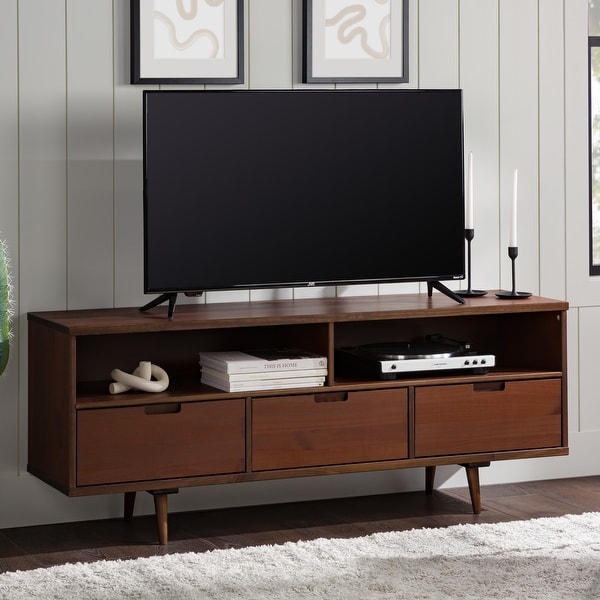 Carson Carrington Alby 58-inch Mid-century TV Console. Opens flyout.