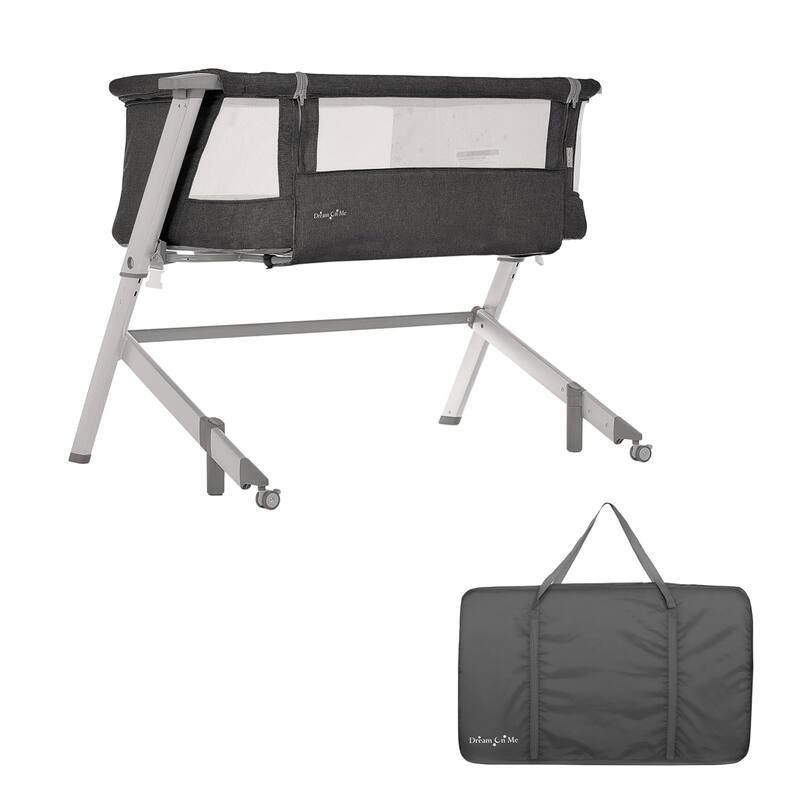 Dream On Me Skylar Bassinet in Grey