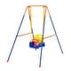 preview thumbnail 8 of 8, 3 in 1 Outdoor Swing Sets with 4 Foldable Sandbags and Removable Seat Perfect Gift for Kids - 44.09"L x 63.76"W x 62.20"H