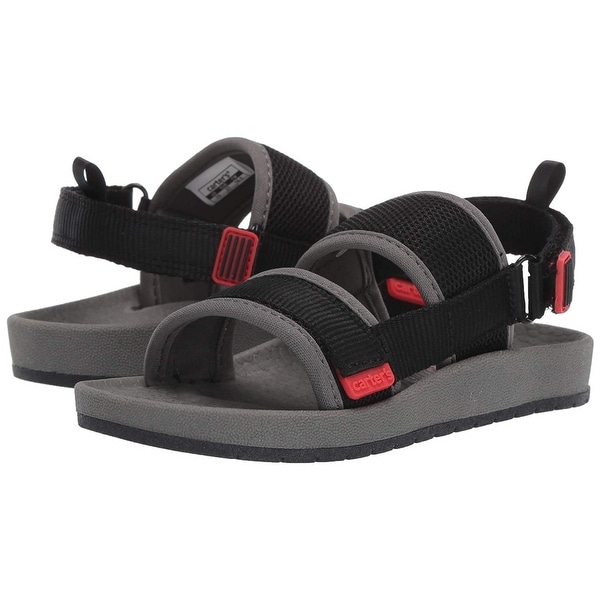 carters Boys Tango Mesh Sandal with Double Adjustable Straps Black 7 M US Toddler