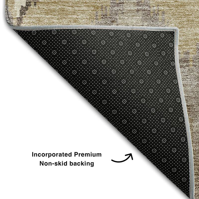 Premium Washable Super Soft Modern Ikat Mayfield Rug