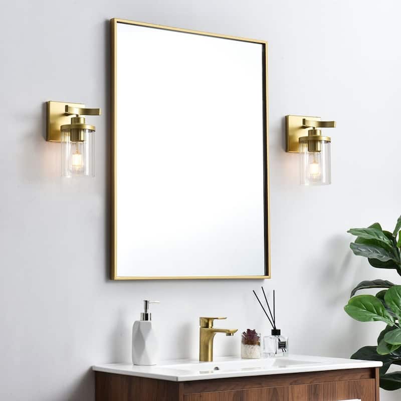 Elegant Lighting LD7316W5 Thane 10" Tall Bathroom Sconce