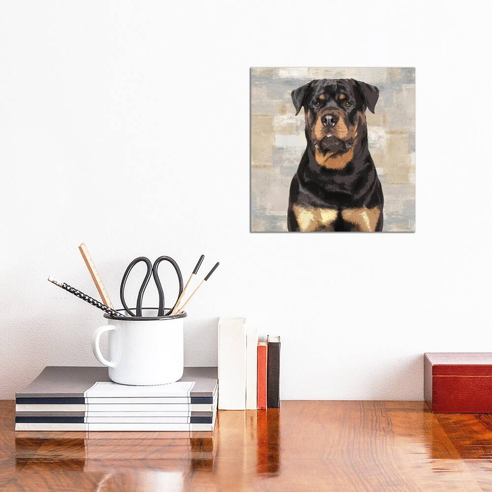 iCanvas "Rottweiler" by Keri Rodgers Canvas Print