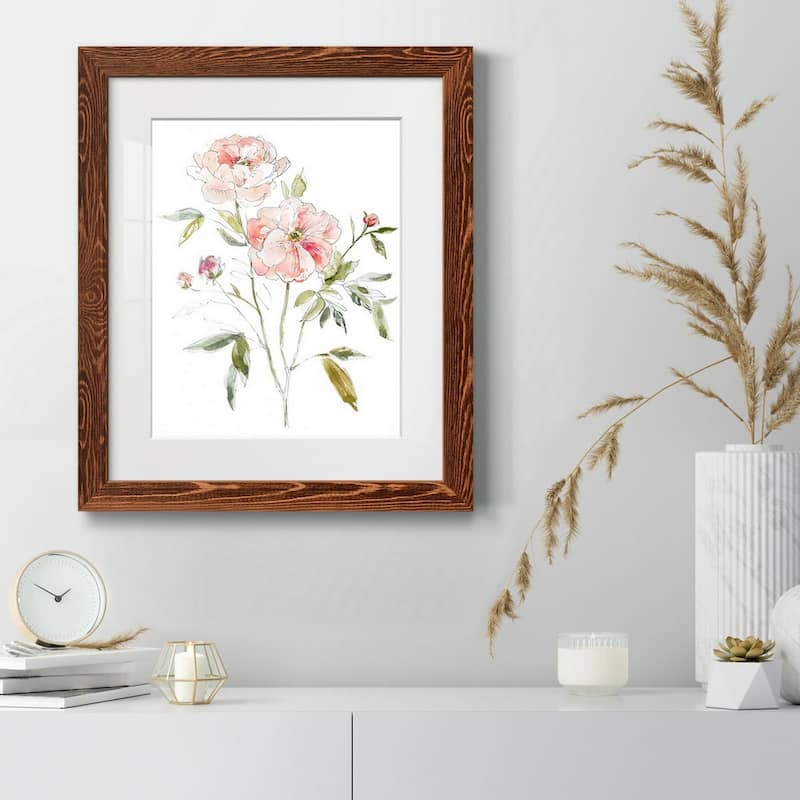 Sketchbook Cottage Rose I-Premium Framed Print - Ready to Hang