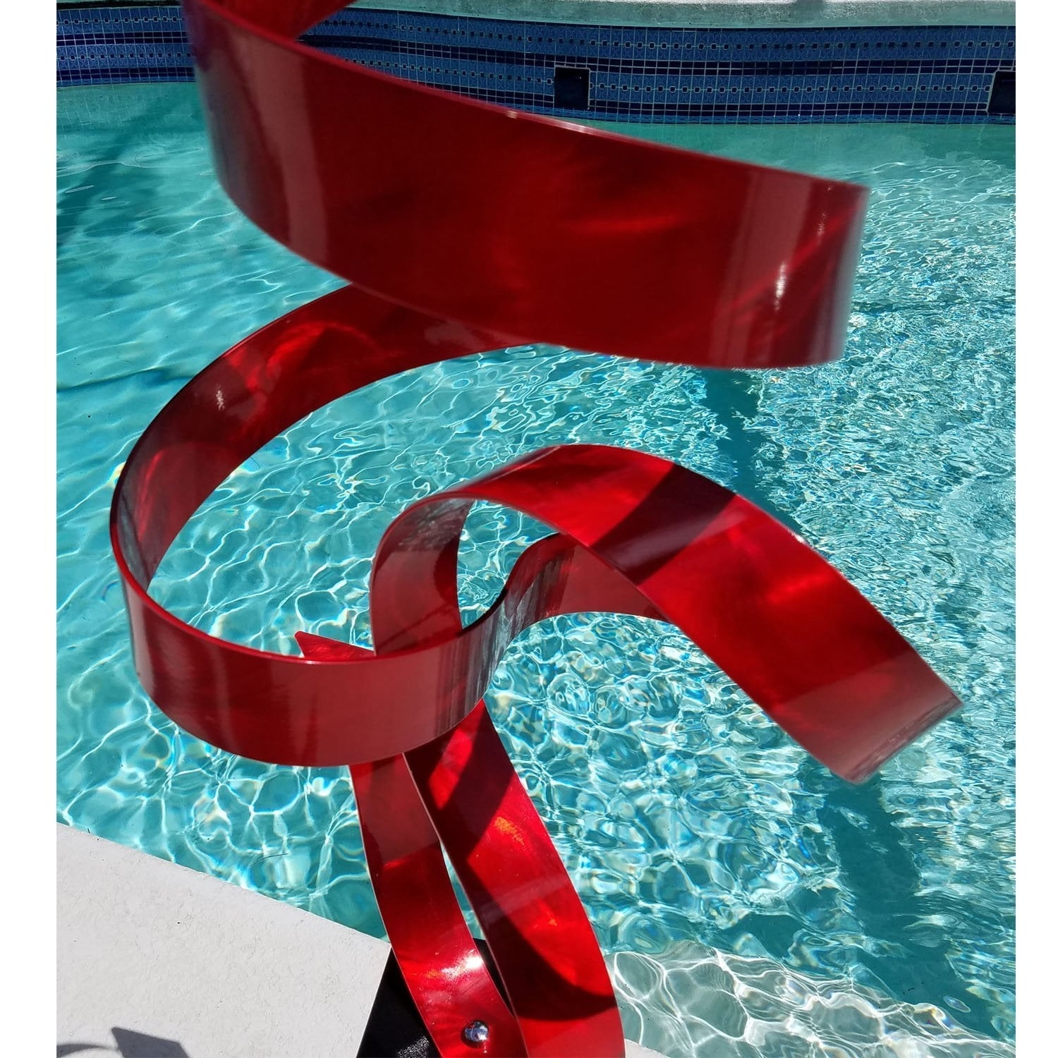 Shop Statements2000 Red Modern Metal Garden Sculpture Indoor