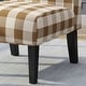 preview thumbnail 5 of 9, Kassi Contemporary Fabric Slipper Accent Chair by Christopher Knight Home