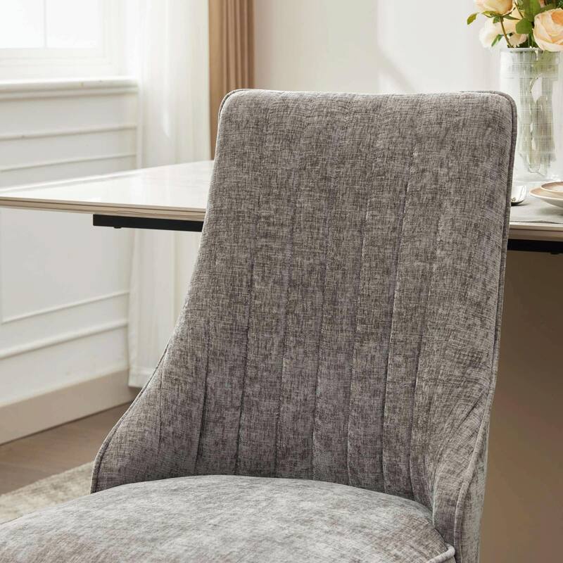 Rayon Cloth Flocking Chenille Dining Chairs