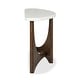 preview thumbnail 6 of 8, Magnussen Home Arwen Turkish Coffee Demilune Sofa Table - 54''W x 17''D x 28''H
