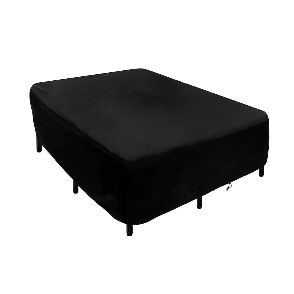 76" Waterproof Patio Furniture Cover, Black by National Tree Company - 76 in