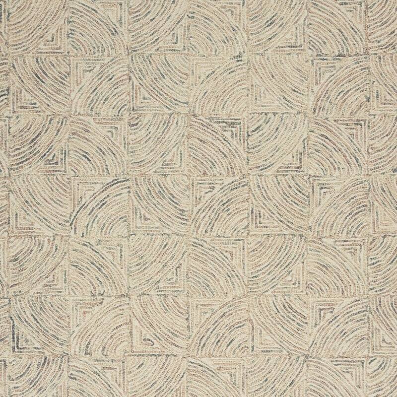 Duhe Power Loomed Geometric Modern Soft Area Rug By HomeRoots - 69' X '45' X '0.5