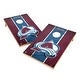 preview thumbnail 1 of 3, Vintage Colorado Avalanche NHL Regulation 2x4 Cornhole Set Include Carry Case
