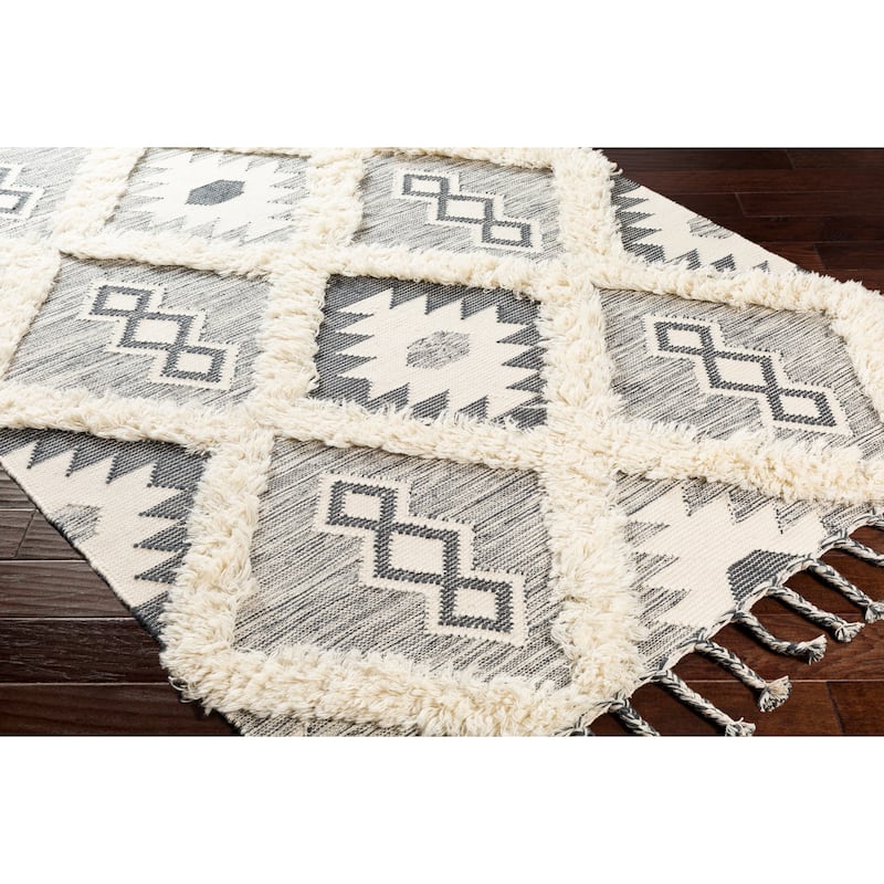 Artistic Weavers Topanga Handmade Wool Scandinavian Tassel Area Rug