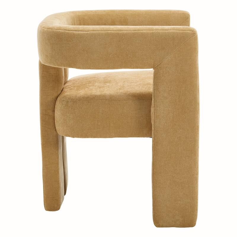 2PCS Barrel Chenille Side Chair