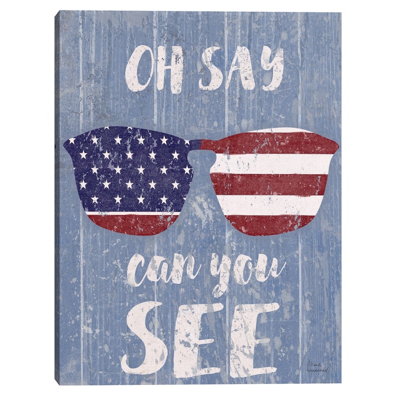 Oh Say Can You See Canvas Art Print